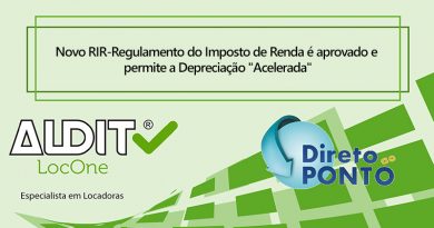Novo RIR-Regulamento do Imposto de Renda é aprovado e permite a Depreciação “Acelerada” Novo RIR-Regulamento do Imposto de Renda é aprovado e permite a Depreciação “Acelerada”