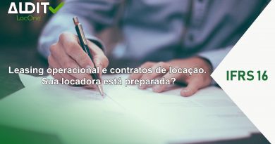 Leasing operacional e contratos de locação. Leasing operacional e contratos de locação.