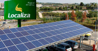 Projeto de instalação de placas solares já ultrapassa a marca de 130 filiais beneficiárias. .Localiza foca em sustentabilidade com uso de energia solar...