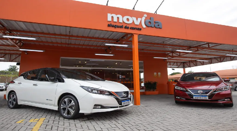 A 99 firmou uma parceria com a Movida para ofertar o aluguel de 50 carros elétricos, do modelo Nissan Leaf , para motoristas em São Paulo.