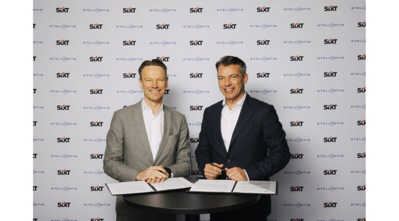 SIXT e Stellantis chegam a um acordo para a compra de até 250 mil veículos, lançando as bases para uma maior expansão global