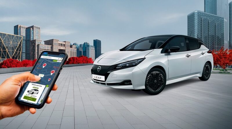 Parceria entre Housi e app Flou leva o primeiro carro 100% elétrico da Nissan ao AppSpace via nano locação 100% digital
