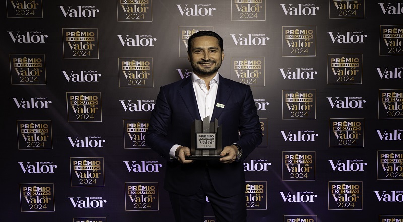 Bruno Lasansky, CEO da Localiza&Co, foi homenageado com o prêmio "Executivo de Valor" na categoria Transportes e Logística