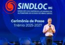 SINDLOC-MG tem nova diretoria. A cerimônia de posse, eleita para o triênio 2025-2027, contou com a participação de Romeu Zema