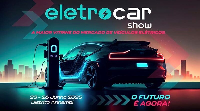 Eletrocar Show 2025 apresenta lançamentos e ativações de mais de 20 marcas da eletromobilidade Principal vitrine B2B da eletromobilidade no Brasil acontece de 23 a 26 de junho no Distrito Anhembi,