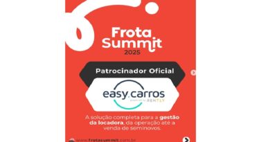 Easy Carros patrocina o Frota Summit 2025 Easy Carros é patrocinadora oficial do Frota Summit 2025, promovido pela Frota 162