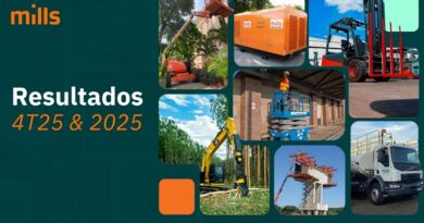 Mills encerra 2025 com avanço de receita e EBITDA ajustado superior a 51%. Receita líquida cresce 16,5% no ano; foram anunciados R$ 255 milhões em proventos, maior valor distribuído na história