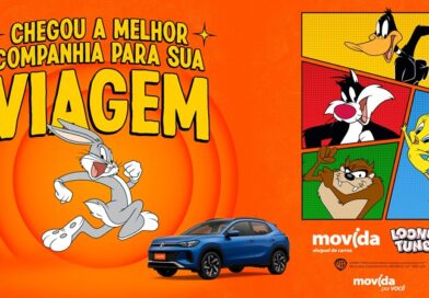 Movida lança ação com Looney Tunes e reforça a experiência do cliente em loja. Com ambientação temática e copos exclusivos, marca incentiva antecipação da lavagem