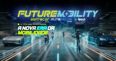 Future mobility 2026 terá área de testes no Anhembi, com circuito dedicado à eletromobilidade em um espaço de 100 mil m², voltado à experiência prática com veículos eletrificados.