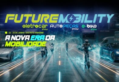 Future mobility 2026 terá área de testes no Anhembi, com circuito dedicado à eletromobilidade em um espaço de 100 mil m², voltado à experiência prática com veículos eletrificados.