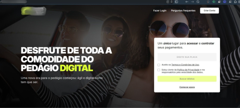 Golpe do free flow chega a mais de 400 sites falsos, identificados pela Kaspersky desde o início de 2026, todos simulando plataformas de pagamento de pedágio eletrônico.