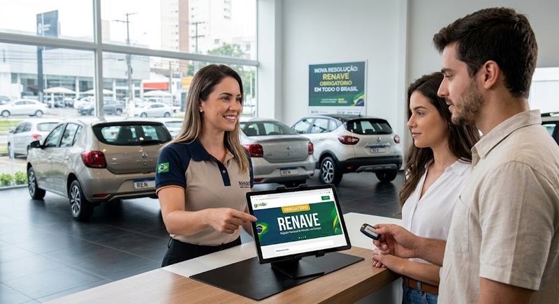 Renave é obrigatório em todo o Brasil.. Nova regulamentação amplia o registro eletrônico das movimentações de veículos em estoque e reforça rastreabilidade, padronização e segurança nas operações