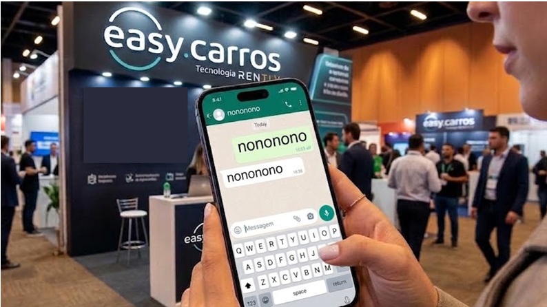 Easy Carros Tecnologia Rently leva agente de IA à Expo ABLA. Tecnologia permite atender clientes pelo WhatsApp, consultar frota, apresentar cotações e avançar reservas