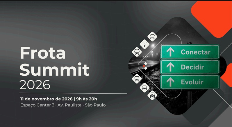 Frota Summit 2026 será realizado em novembro, em São Paulo, com programação sobre gestão estratégica e tecnologia para frotas.
