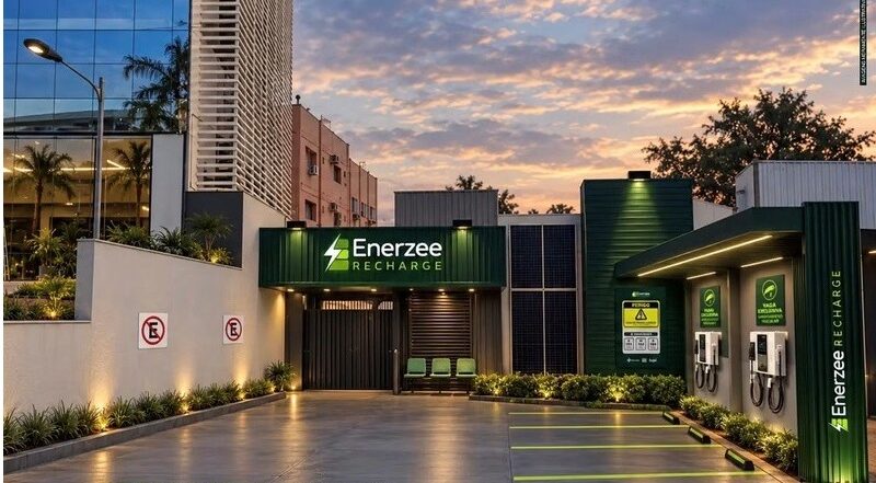 Enerzee inaugura primeiro eletroposto em Cuiabá e dá início à expansão da rede Recharge. A Enerzee, uma das principais plataformas de soluções em energia solar do Brasil e parceira oficial da WEG, inaugura na quinta-feira (22) o primeiro eletroposto da Enerzee Recharge, em Cuiabá (MT).