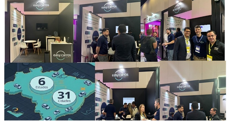 A participação da Easy Carros Tecnologia Rently na EXPO ABLA 2026, realizada em São Paulo, contou com uma visita especial: Carlos Roberto Pinto Faustino, um dos profissionais mais experientes e respeitados da indústria brasileira de locação de veículos.