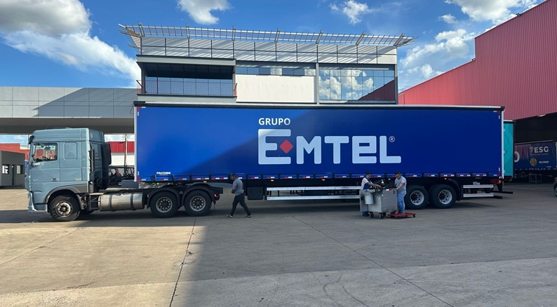 Grupo Emtel amplia novas operações logísticas em 63% no primeiro semestre e investe R$ 280 milhões em frota e equipamentos.